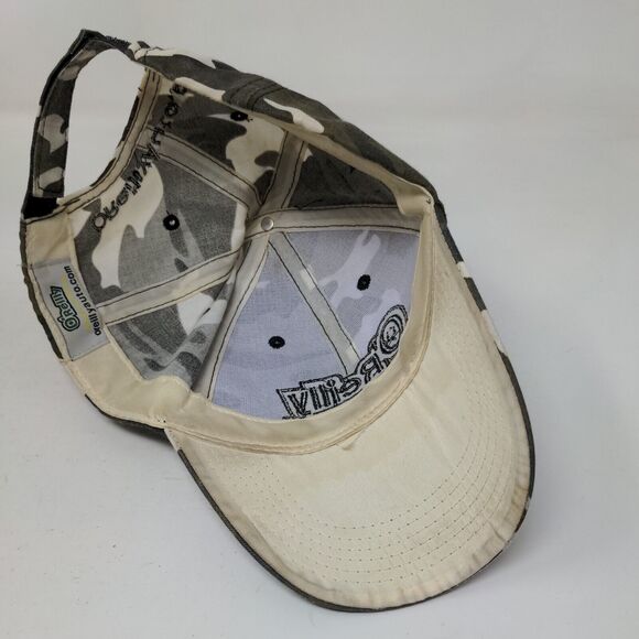 O'Reilly Auto Parts Strapback Hat Camouflage One Size Embroidered 6 Panel - Picture 8 of 10